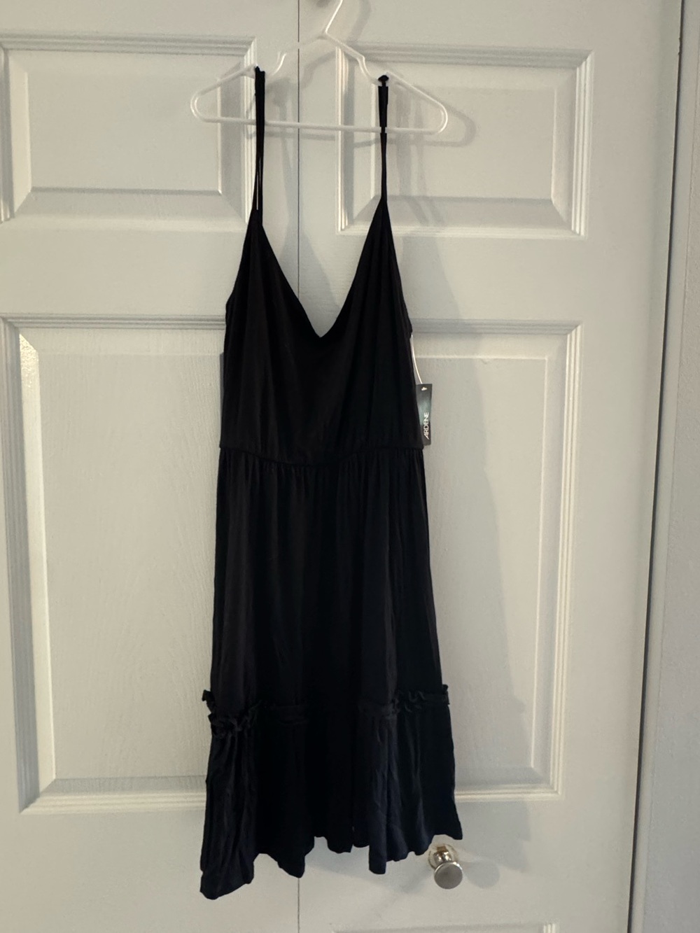 Ardene Black Spaghetti-Strap Mini Dress
